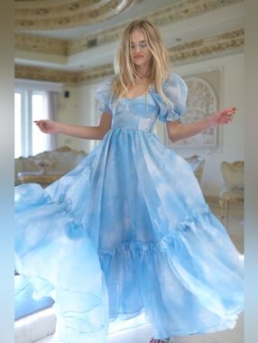 NWOT Selkie Head In The Clouds Ritz Gown Size L Large